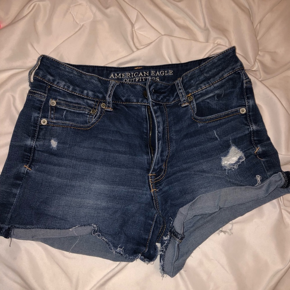 AE Mid Rise Super Stretch Shorts